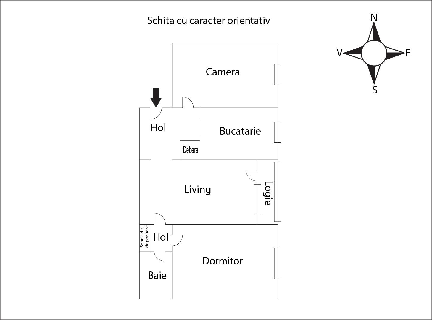 Apartament de vânzare 3 camere Manastur - 38726AV | BLITZ Cluj-Napoca | Poza1