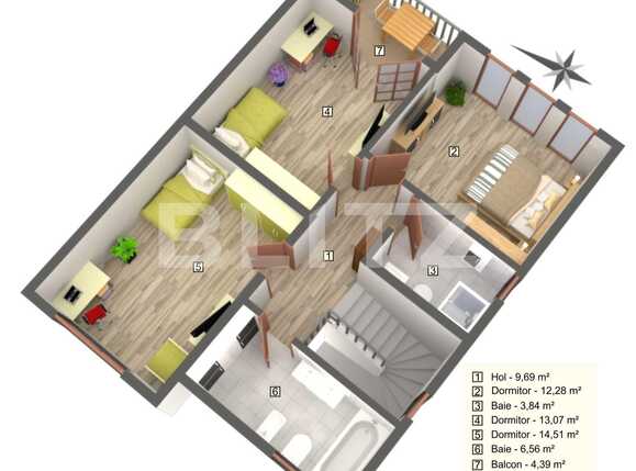 Casa de vânzare 4 camere Floreşti - 38729CV | BLITZ Cluj-Napoca | Poza7