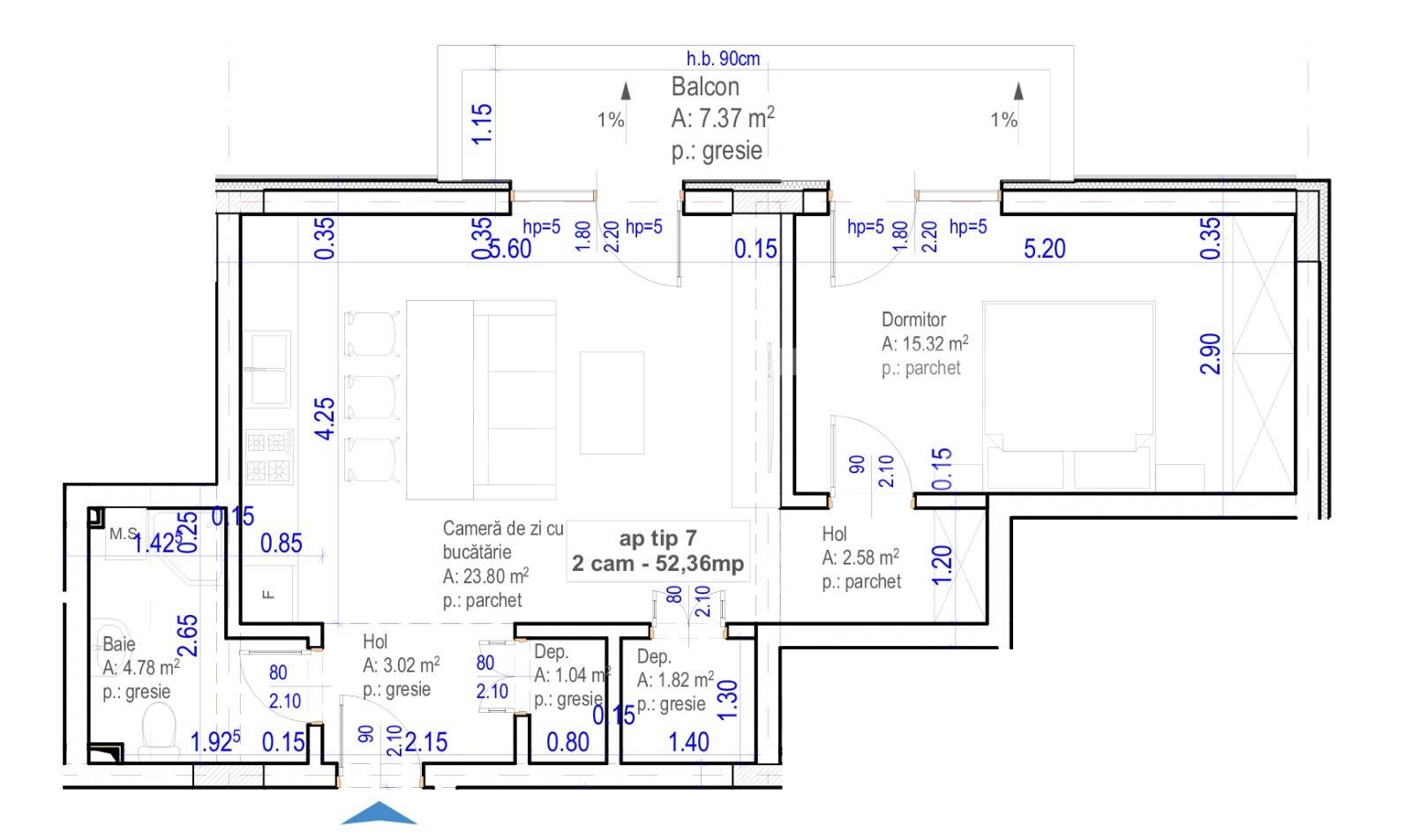 Apartament de vânzare 2 camere Baciu - 38783AV | BLITZ Cluj-Napoca | Poza4