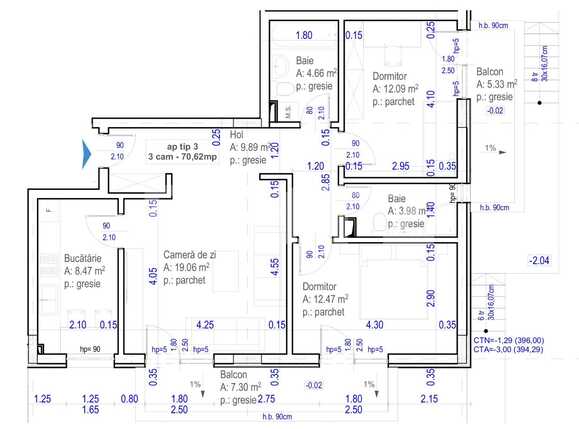 Apartament de vânzare 3 camere Baciu - 38789AV | BLITZ Cluj-Napoca | Poza4