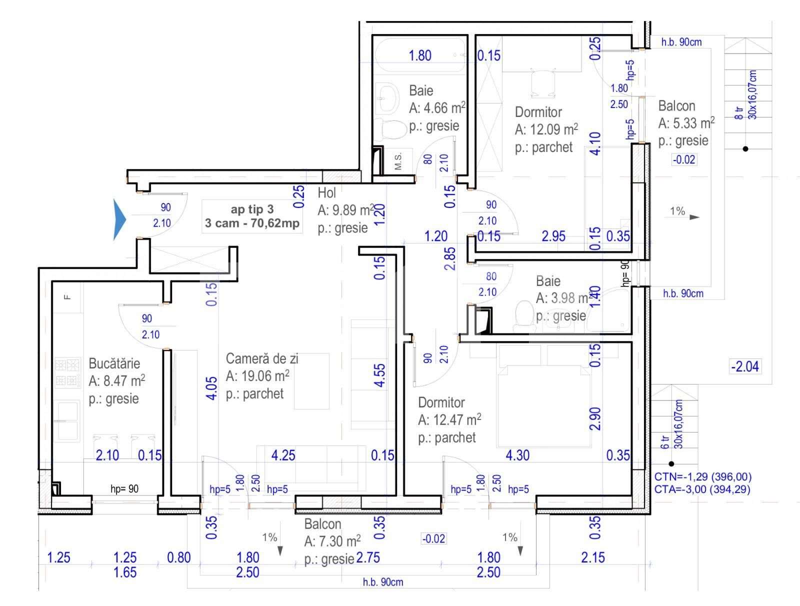 Apartament de vânzare 3 camere Baciu - 38789AV | BLITZ Cluj-Napoca | Poza4