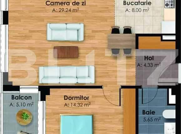 Apartament de vânzare 2 camere Central - 38806AV | BLITZ Cluj-Napoca | Poza1