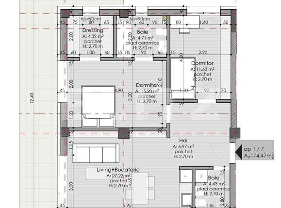 Apartament de vânzare 3 camere Borhanci - 38815AV | BLITZ Cluj-Napoca | Poza4