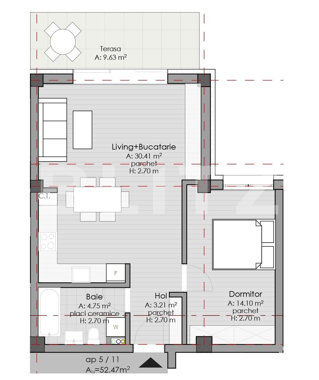 Apartament de vânzare 2 camere Borhanci - 38816AV | BLITZ Cluj-Napoca | Poza4