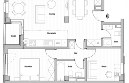 Apartament de vanzare, 3 camere, semifinisat, zona Piata Abator!