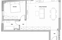 Apartament de vanzare, 2 camere, semifinisat, zona Piata Abator!