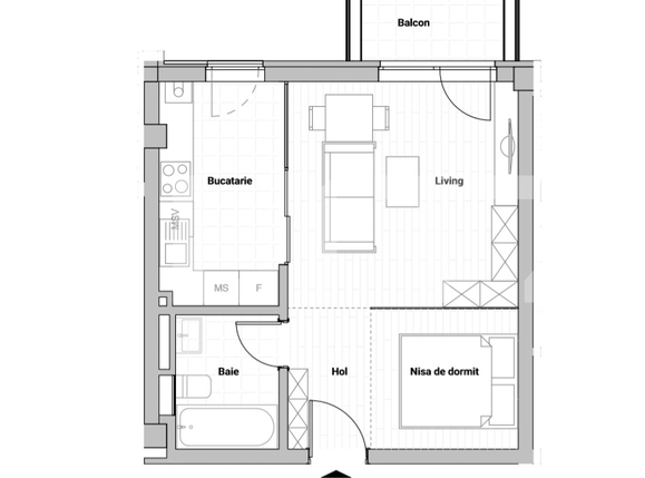 Garsonieră de vânzare Semicentral - 38878AV | BLITZ Cluj-Napoca | Poza1