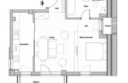 1 camera plus nisa de dormit, semifinisat, zona Piata Abator!