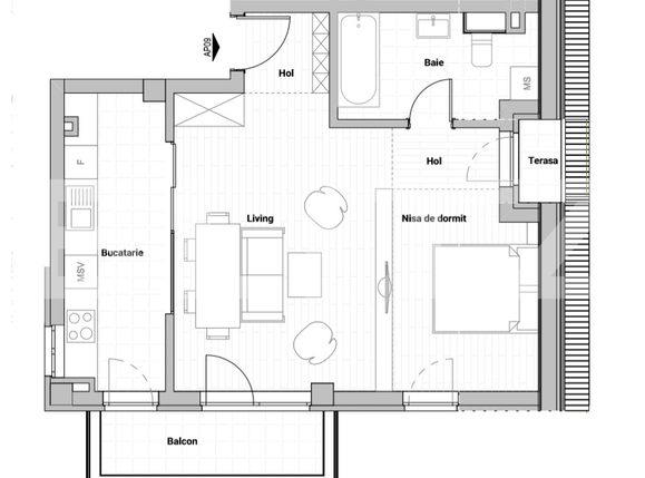 Garsonieră de vânzare Semicentral - 39188AV | BLITZ Cluj-Napoca | Poza1