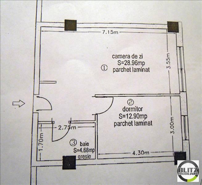 Apartament de vânzare 2 camere Marasti - 3929AV | BLITZ Cluj-Napoca | Poza1