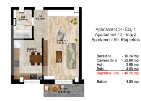 Garsonieră de vânzare Central - 39317AV | BLITZ Cluj-Napoca | Poza1
