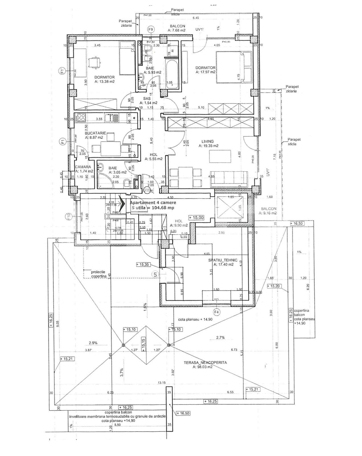 Apartament de vânzare 4 camere Bună Ziua - 39351AV | BLITZ Cluj-Napoca | Poza2