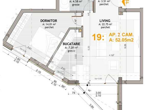 Apartament de vânzare 2 camere Gheorgheni - 39409AV | BLITZ Cluj-Napoca | Poza1