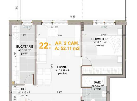 Apartament de vânzare 2 camere Gheorgheni - 39410AV | BLITZ Cluj-Napoca | Poza5