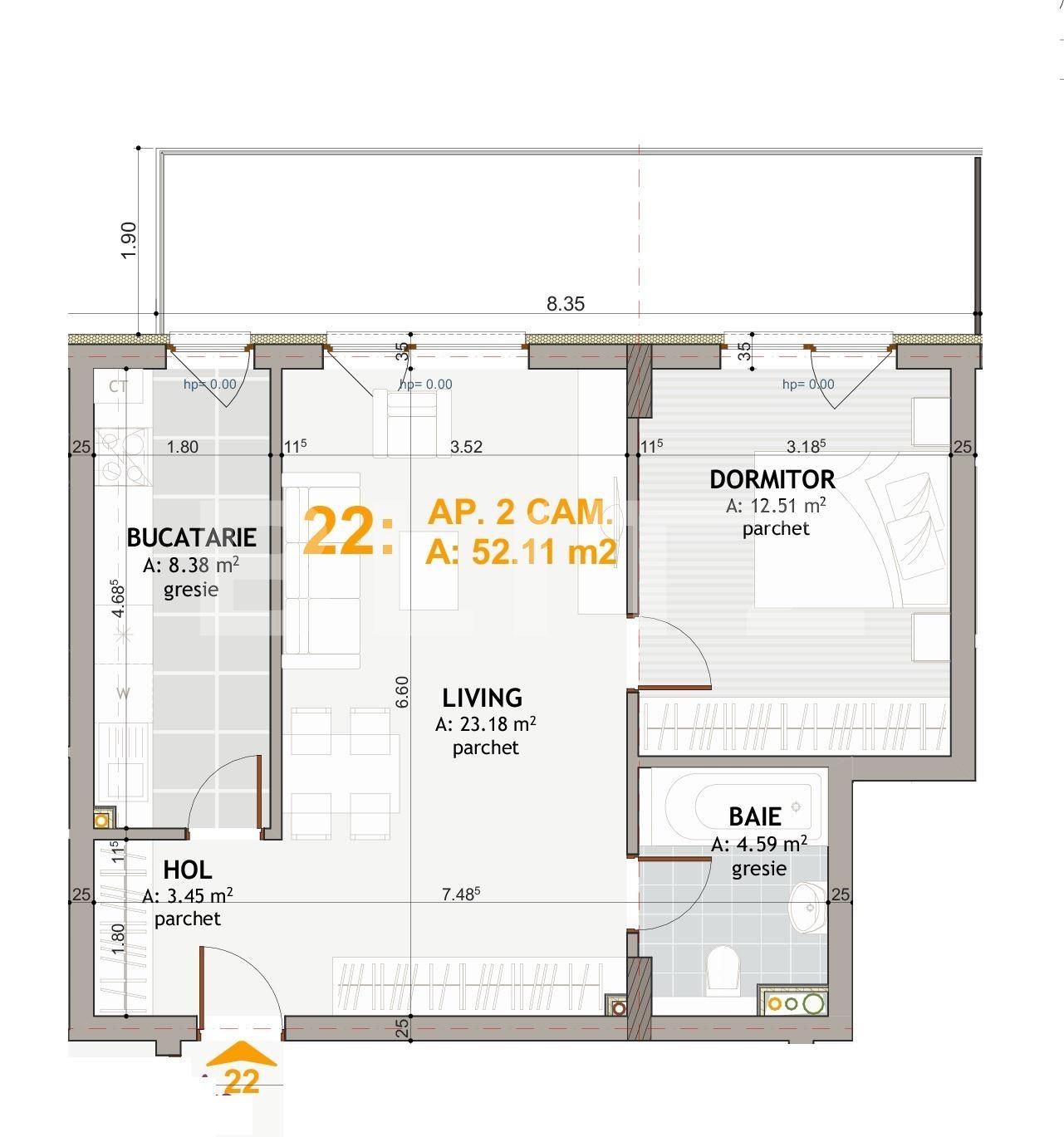 Apartament de vânzare 2 camere Gheorgheni - 39410AV | BLITZ Cluj-Napoca | Poza5