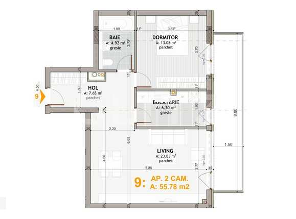 Apartament de vânzare 2 camere Gheorgheni - 39415AV | BLITZ Cluj-Napoca | Poza4