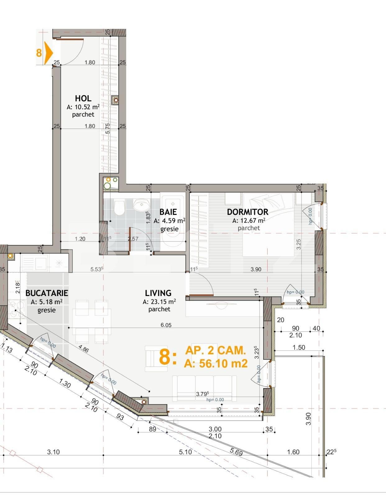 Apartament de vânzare 2 camere Gheorgheni - 39418AV | BLITZ Cluj-Napoca | Poza5