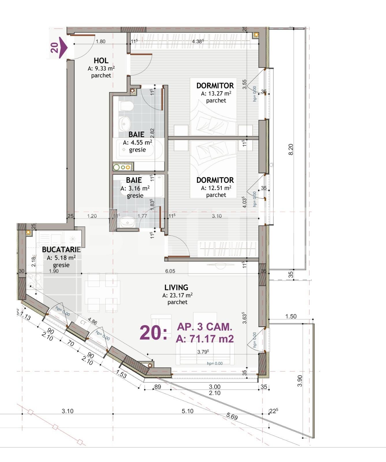 Apartament de vânzare 3 camere Gheorgheni - 39420AV | BLITZ Cluj-Napoca | Poza5