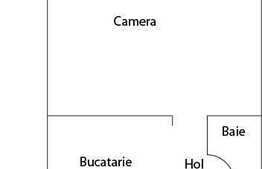 Apartament cu 1 camera, 23 mp utili, cu boxa la subsol, zona Billa