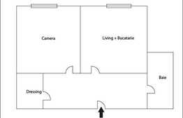 Vanzare 2 camere, 55 mp, imobil NOU, A.C. finisat modern