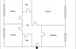 Vanzare apartament decomandat cu 3 camere, izolat termic