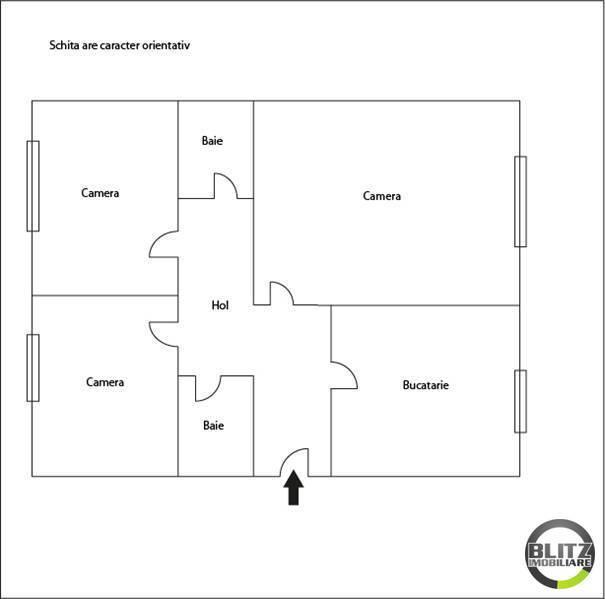 Apartament de vânzare 3 camere Grigorescu - 405AV | BLITZ Cluj-Napoca | Poza1