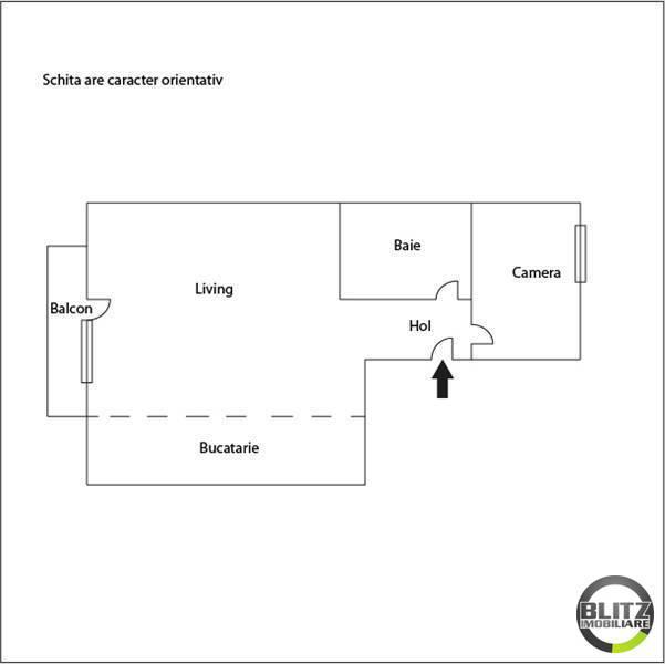 Garsonieră de vânzare Marasti - 407AV | BLITZ Cluj-Napoca | Poza1