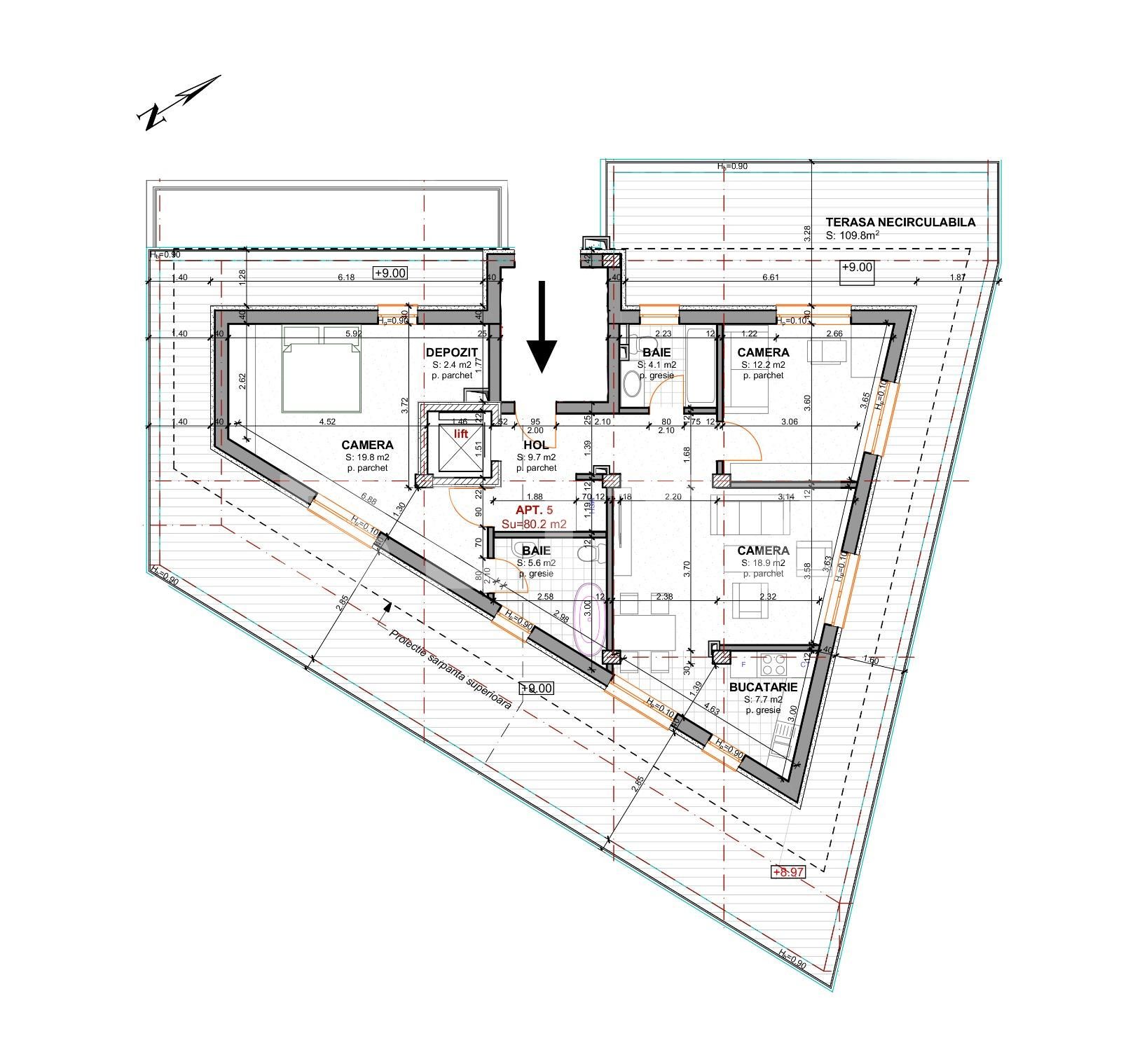 Apartament de vânzare 3 camere Plopilor - 40709AV | BLITZ Cluj-Napoca | Poza2