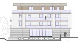 Apartament 3 camere, 67.80 mp, terasa 25.50 mp, semifinisat, zona Platinia