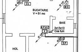 Casa de vanzare in sat Gheorgheni, 60 mp utili cu teren de 1000 mp!