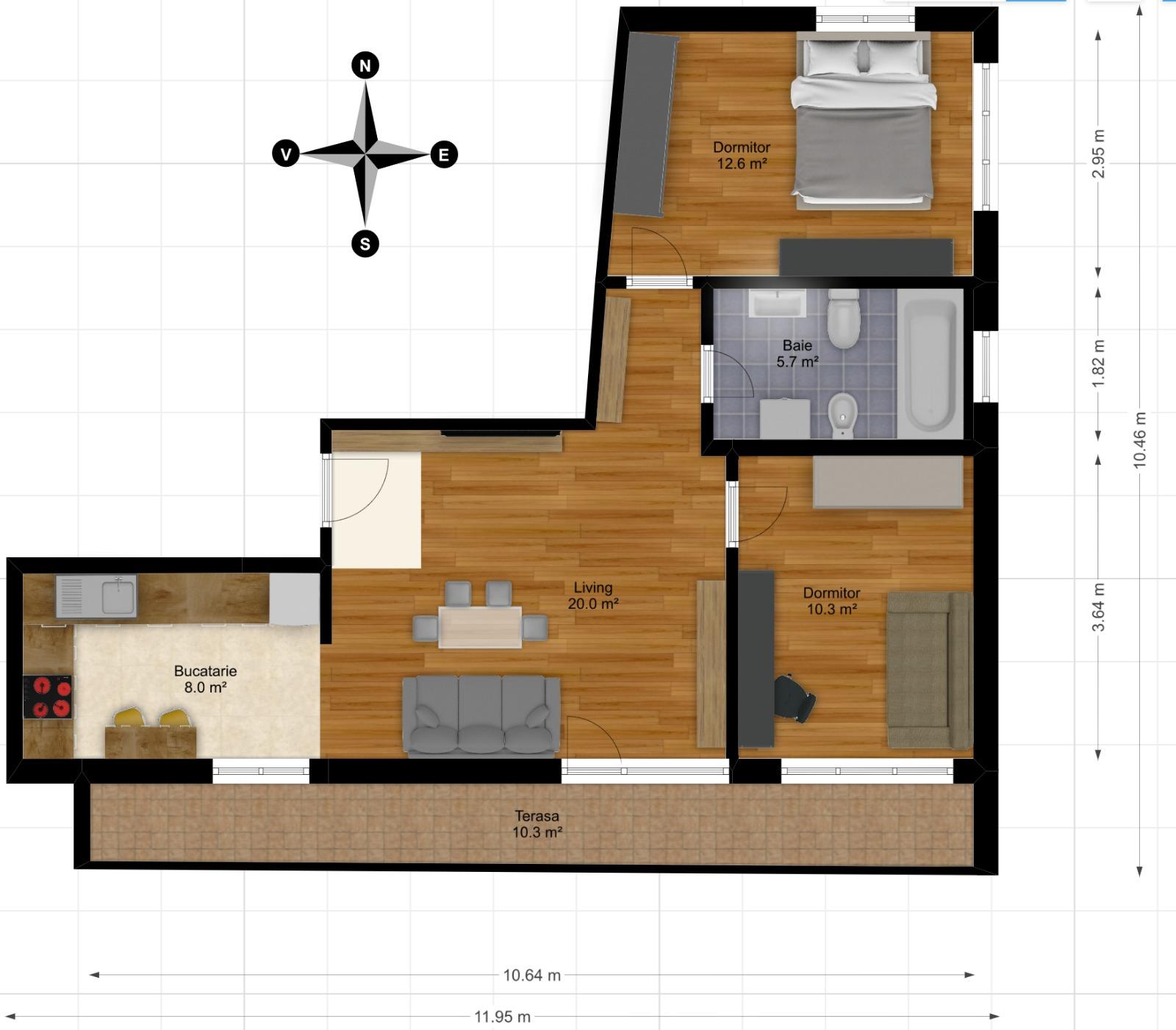 Apartament de vânzare 3 camere Semicentral - 40835AV | BLITZ Cluj-Napoca | Poza1