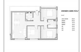 4 camere, 2 bai, 78.19 mp, semifinisat, zona Petrom