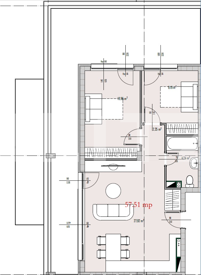 Apartament de vânzare 3 camere Baciu - 40945AV | BLITZ Cluj-Napoca | Poza2