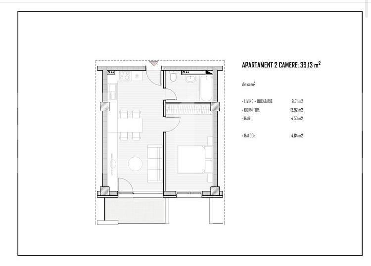 Apartament de vânzare 2 camere Baciu - 40959AV | BLITZ Cluj-Napoca | Poza2