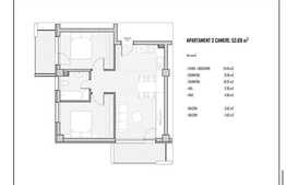 3 camere, 53.88 mp, etaj intermediar, semifinisat, zona Petrom