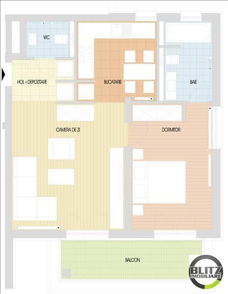 Apartament de vânzare 2 camere Iris - 410AV | BLITZ Cluj-Napoca | Poza1