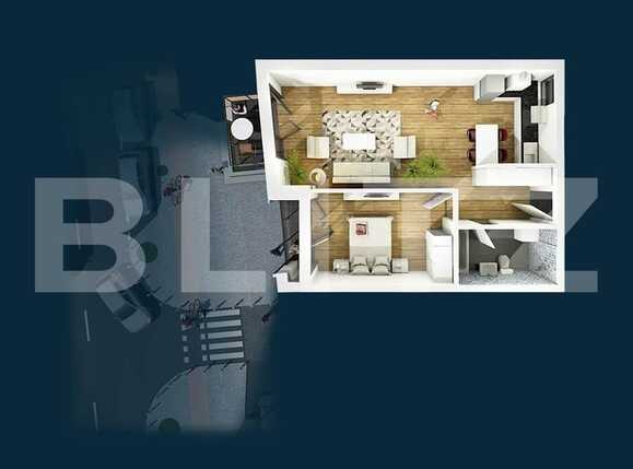 Apartament de vânzare 2 camere Central - 41053AV | BLITZ Cluj-Napoca | Poza1