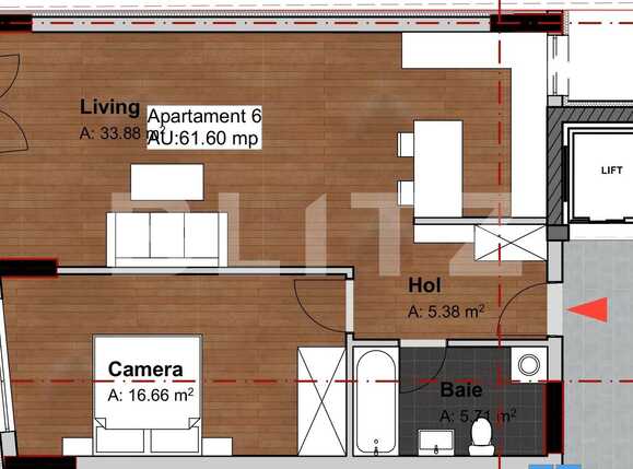 Apartament de vânzare 2 camere Central - 41062AV | BLITZ Cluj-Napoca | Poza2