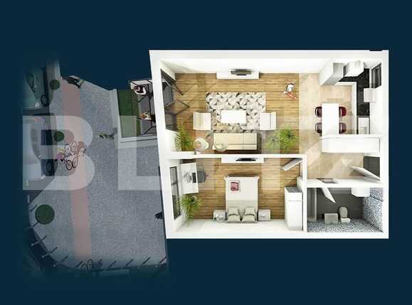 Apartament de vânzare 2 camere Central - 41062AV | BLITZ Cluj-Napoca | Poza1