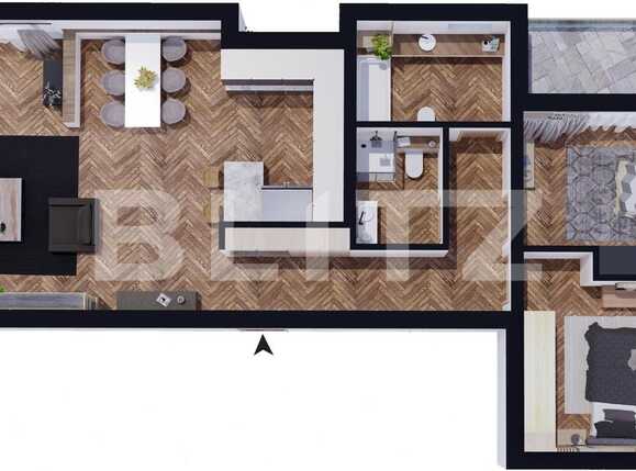 Apartament de vânzare 3 camere Bună Ziua - 41141AV | BLITZ Cluj-Napoca | Poza1