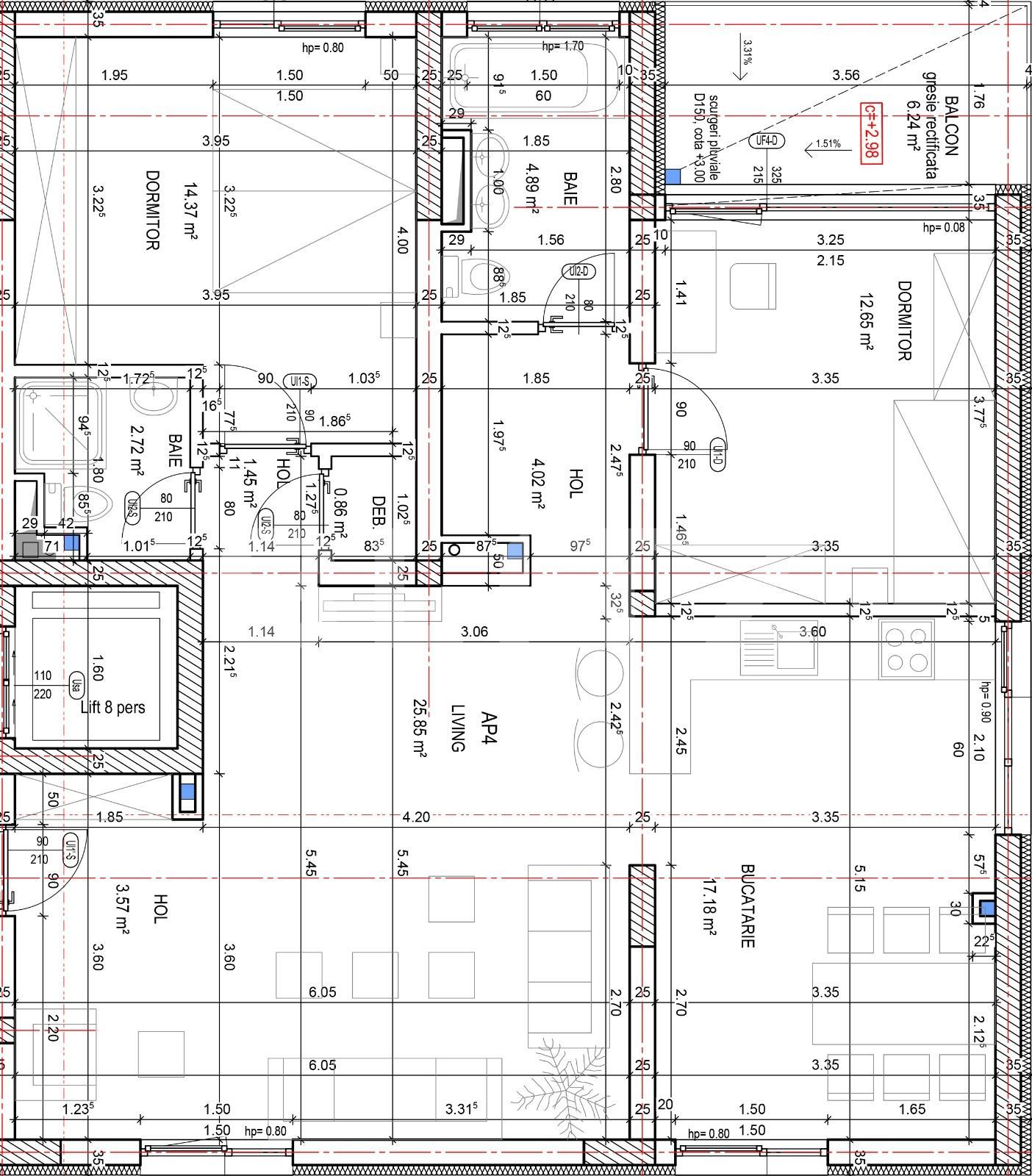 Apartament de vânzare 3 camere Bună Ziua - 41142AV | BLITZ Cluj-Napoca | Poza2