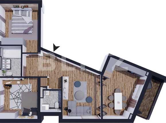 Apartament de vânzare 3 camere Bună Ziua - 41145AV | BLITZ Cluj-Napoca | Poza1