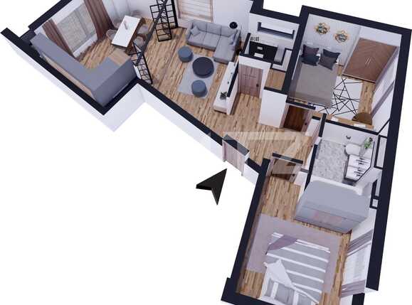 Apartament de vânzare 3 camere Bună Ziua - 41146AV | BLITZ Cluj-Napoca | Poza1