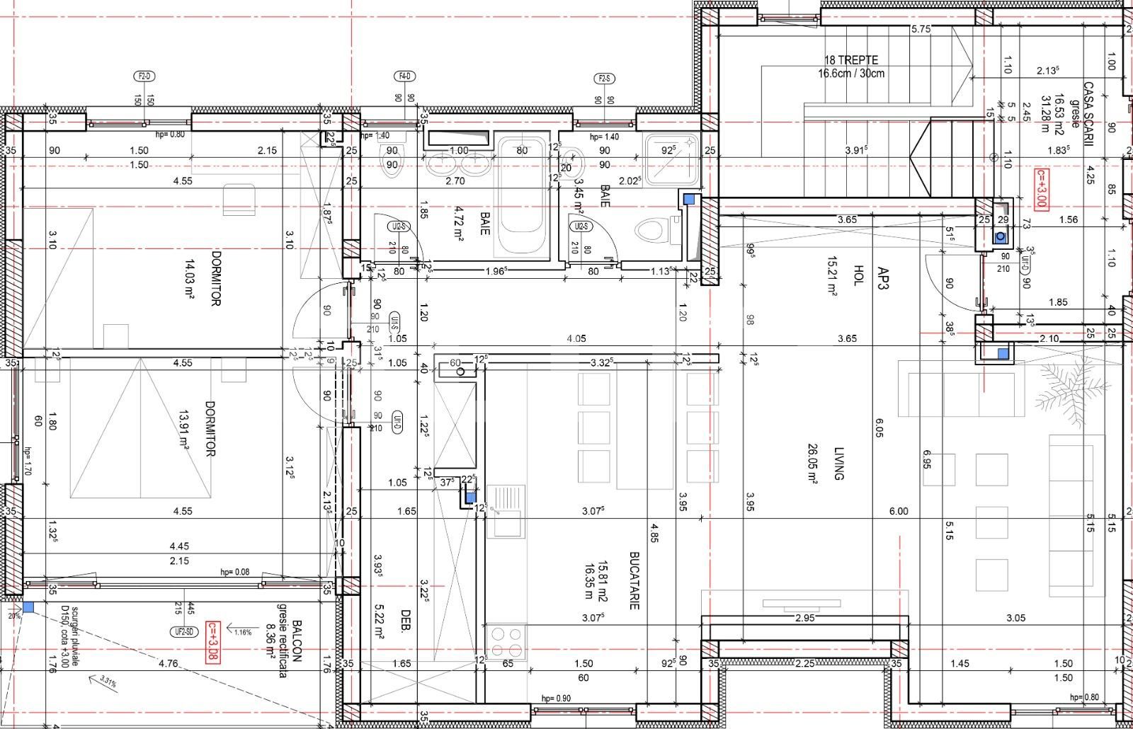 Apartament de vânzare 3 camere Bună Ziua - 41157AV | BLITZ Cluj-Napoca | Poza2