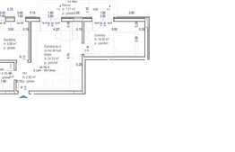 Apartament cu CF, 2 camere, 55.12 mp, semifinisat, zona Regal