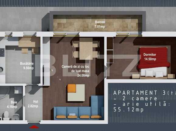 Apartament de vânzare 2 camere Baciu - 41182AV | BLITZ Cluj-Napoca | Poza1