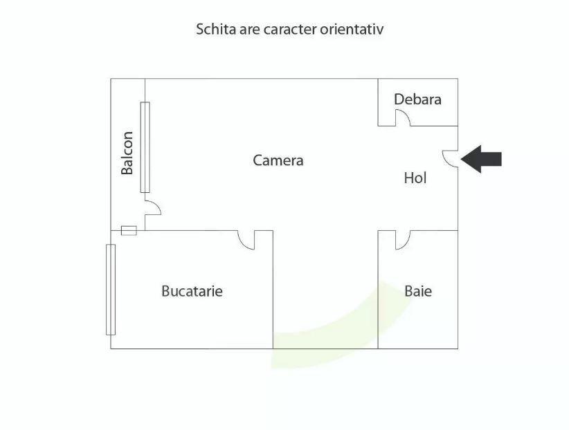 Garsonieră de vânzare Manastur - 41189AV | BLITZ Cluj-Napoca | Poza1