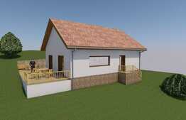 De vanzare 2 case individuale 80 mp, teren 720 mp, fiecare proprietate, in Corpadea!