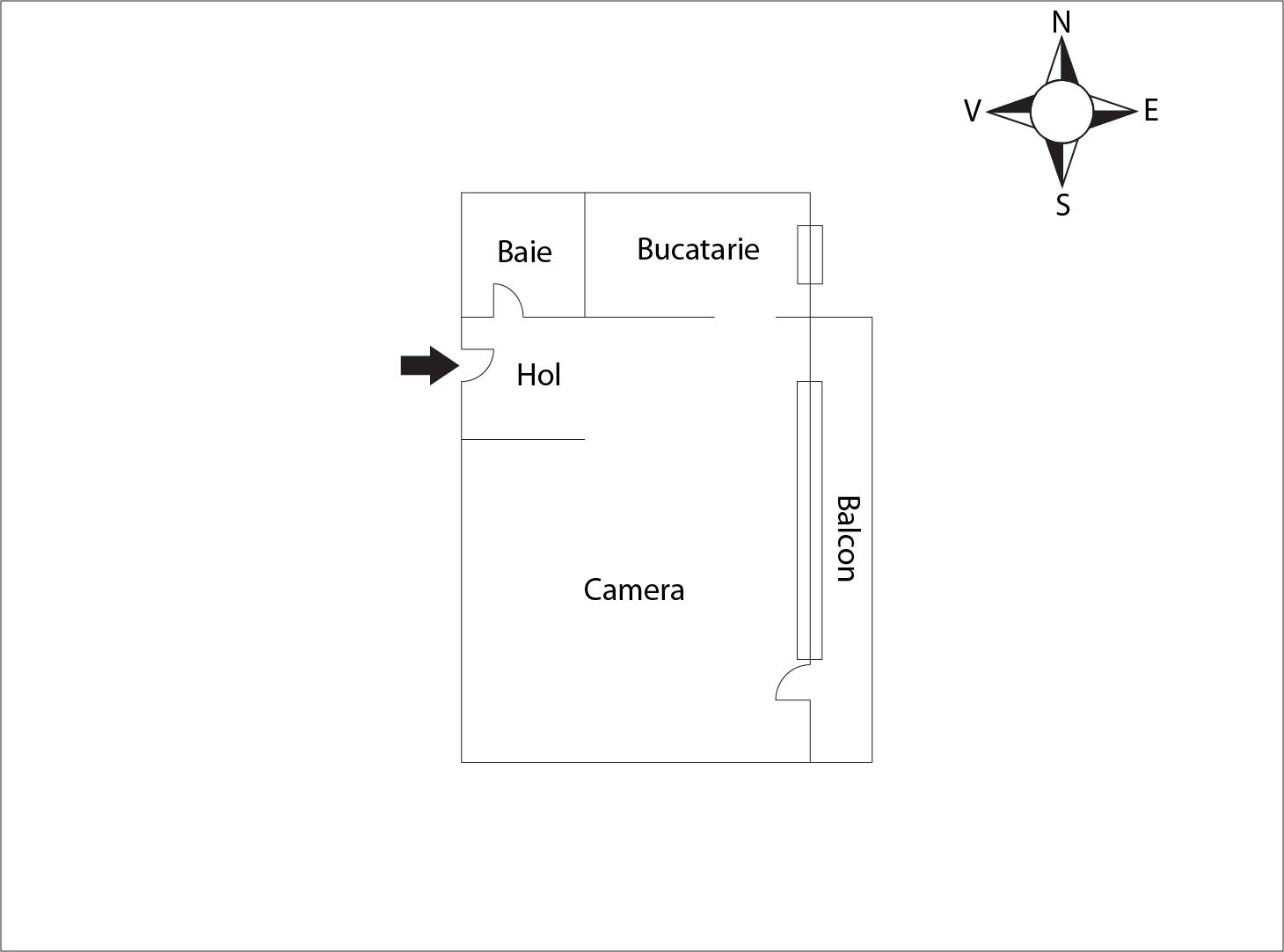 Garsonieră de vânzare Manastur - 41329AV | BLITZ Cluj-Napoca | Poza1