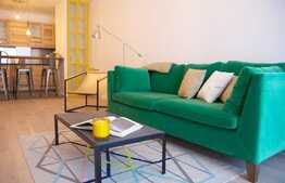 Apartament cu 2 camere, A.C., design retro industrial, zona Platinia